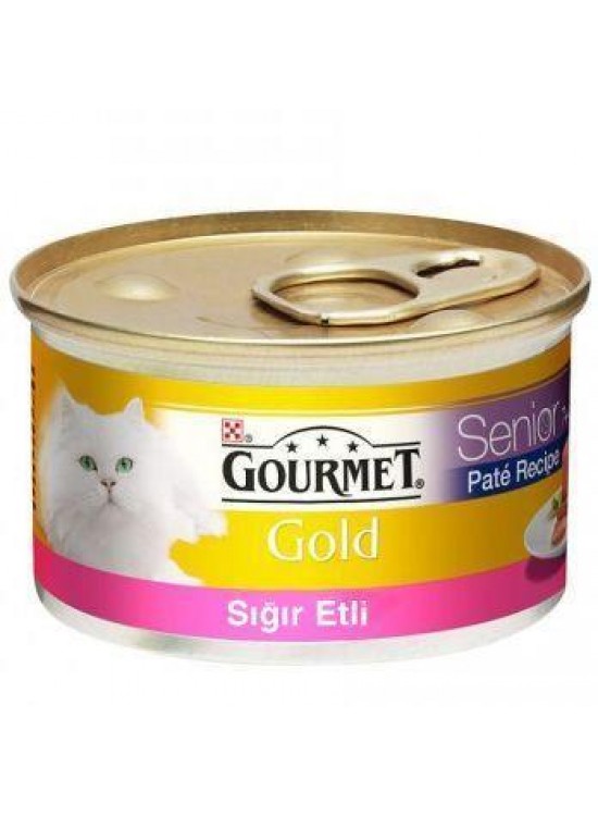 Purina Gourmet Gold Kıyılmış Sığır Etli Kedi Konserve 24 Adet x 85 gr